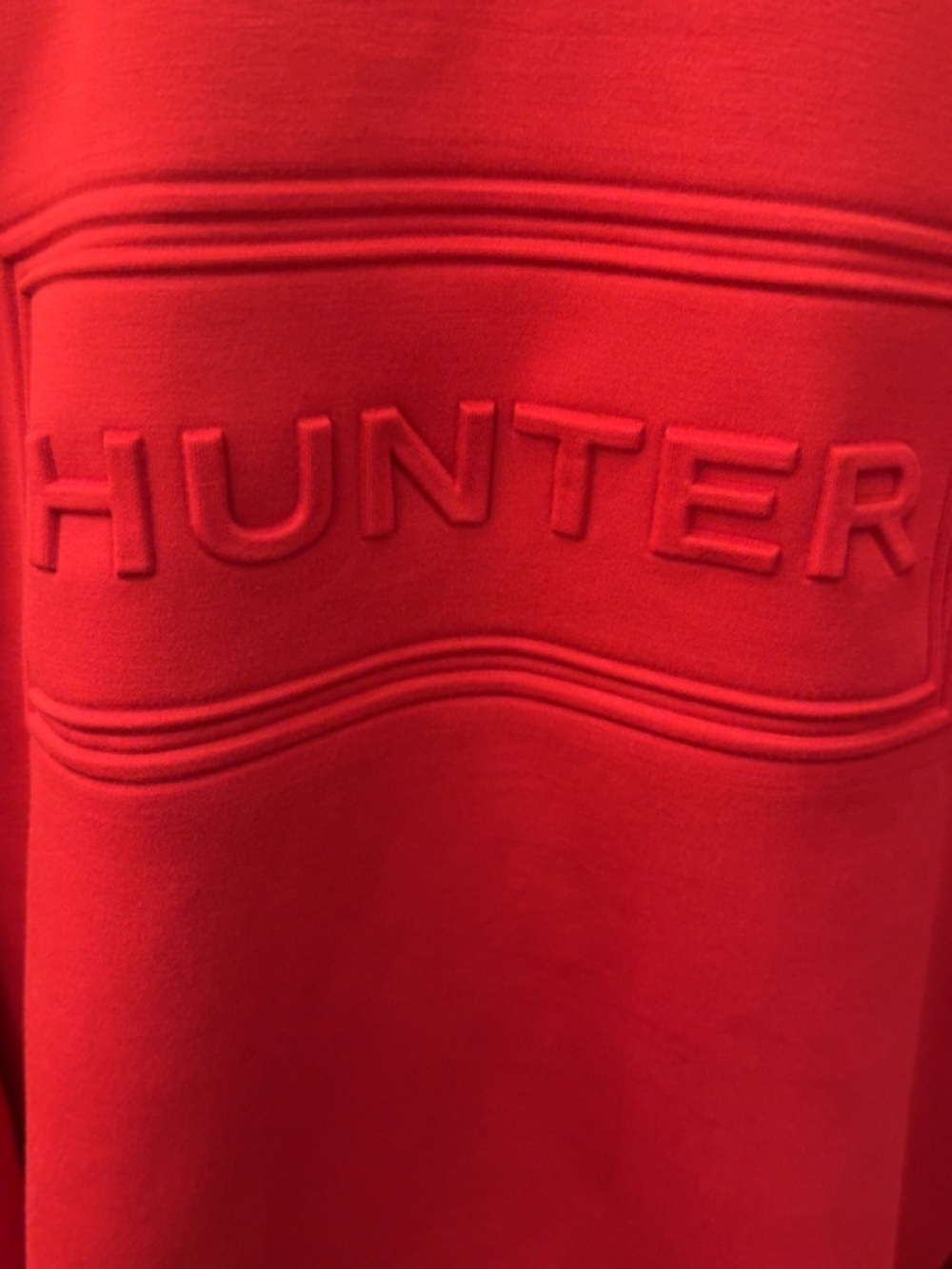 Hunter Red Embossed Logo Sweater - Picture 2 of 8